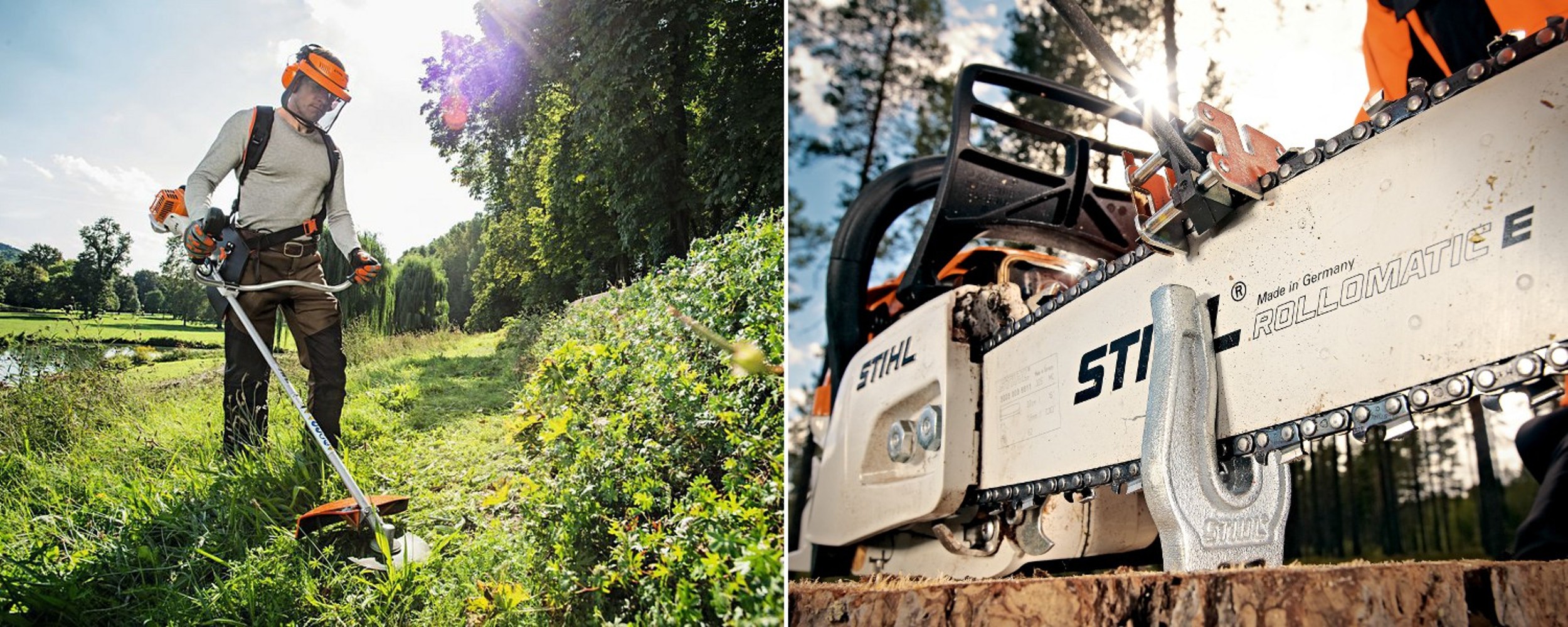 stihl brushcutter and chainsaws